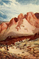 シナイ山-使徒vii 38、c1924。クリエイター：James Clark、Henry A Harper。