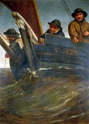 「深海釣り」、1864