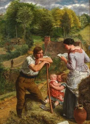 船頭の手紙を読む（絵画）