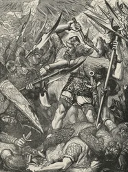 ヘイスティングスの戦いでのハロルドの死