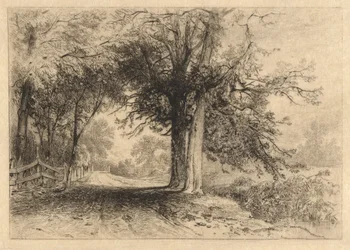 A Farm Lane、1887年1月、作品2
