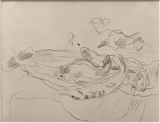 大皿に盛られた魚