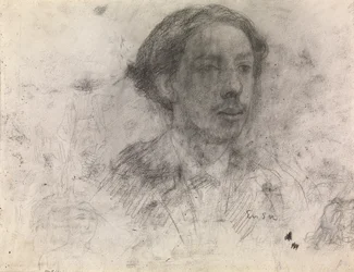 Autorretrato (conte sobre papel)