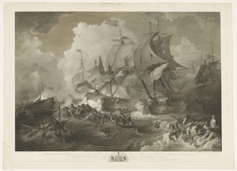 フランス艦隊に対するイギリス艦隊の勝利、1794
