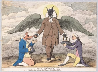 慰めの粉、または彼の堕落した子供、パブに慰めを回復する古い正統派。 1782（手描きの彫刻）