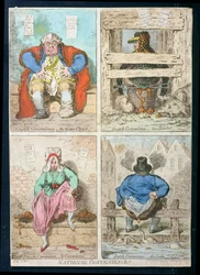ナショナルコンビニエンス、1796年にハンナハンフリーによって公開（手描きのエッチング）