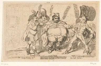 チャールズ・フォックスのスポットプリント、1788年 国王ヘンリー四世。 最後のシーン（オブジェクトのタイトル）