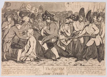 弓通りの戦い、パブ。 1788