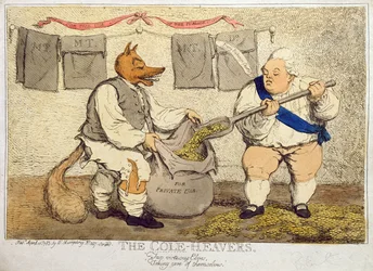 コールヒーバーズ、1783年にウィリアムハンフリーによって発行された（手描きのエッチング）