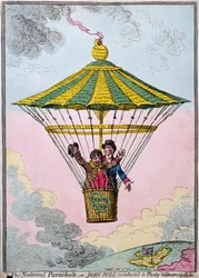 ナショナルパラシュート、またはジョンブルは、1802年にハンナハンフリーによって発行された、たくさんの解放の指揮（手描きのエッチング）