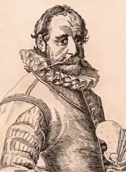 ハンス・ボル、1817年にロンドンで出版された「Authentic Originalsの有名な画家の肖像75枚」のイラスト