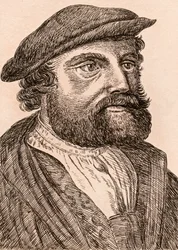 ハンス・ホルバイン・ザ・ヤンガー、1817年にロンドンで出版された「Authentic Originalsの有名な画家の肖像75枚」のイラスト