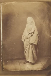 女性の肖像,c.1855年（写真）