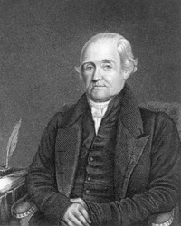 G.パーカーによって刻まれたノアウェブスター（1758-1843）