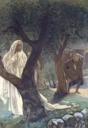 Christ Appeared to Saint Peter - Christ Appearing to Saint Peter - from "The Life of Our Lord Jesus Christ" - 1899 by James Tissot - La vie de notre seigneur Jesus Christ, by Jacques Joseph (Jacques-Joseph) Tissot dit James Tissot (1836-1902)