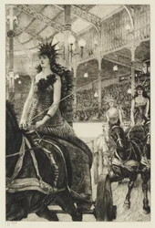 戦車の女性、1885