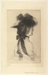 ルーベンスの帽子、1875年。