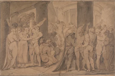 Roomalaisille paljastettu Lucretian ruumis