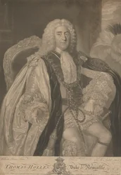 Thomas Pelham-Holles, 1º Duque de Newcastle upon Tyne e 1º Duque de Newcastle sob Lyme