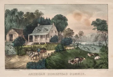 アメリカン・ホームステッド、夏、1869年。
