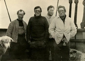 「ニムロド号に乗ったサザン パーティー」、1909 年