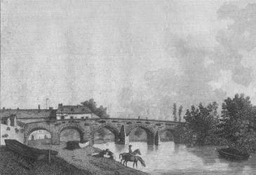 ケント州メードストン橋。 Pl。 1787年2月