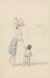 女性と子供