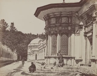 1857年、エユーブのモスク（写真）