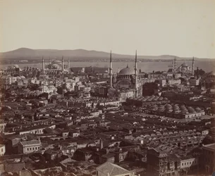 コンスタンチノープルのパノラマ、1857年（写真）