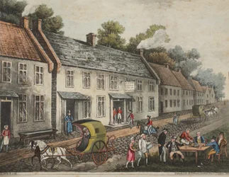 ウォータールー村のウェリントン公爵の本部