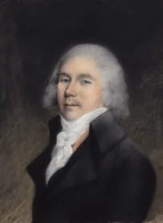 Charles-Maurice de Talleyrand-Périgord, 1794-96年の間（灰色の紙にパステル画