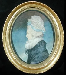 Mrs Thrale（パステル、紙）