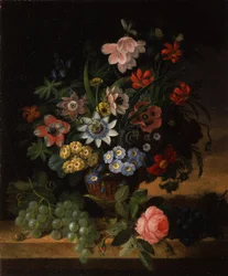 花と果実、1827