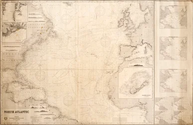 北大西洋海図