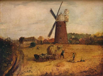 収穫シーン、c1814-1859、1914