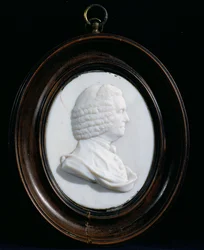 ジョン・ハリソンの肖像（1693-1776）（エナメルペースト）