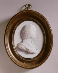 ジョン・ハリソンの肖像（1693-1776）（エナメルペースト）