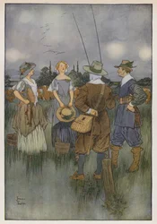Izaak Walton による The Compleat Angler のイラスト