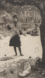 クロケット、1878年。