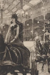 ヒッポドロームでのチャリオットの女性たち Ces dames des chars à l