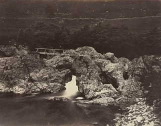 フォレストロッジ近くのシェパーズブリッジ、1871年。