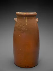 チャーン、c。 1879-1900（すべり釉石器）