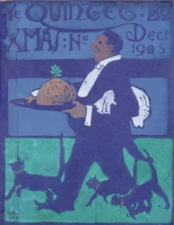 1903年12月の五重奏曲の口絵（紙にトイレ）
