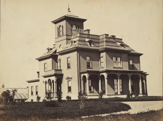 1860年頃のヴィクトリアン・ハウス。