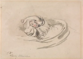 画家の息子、ヘンリー、眠る