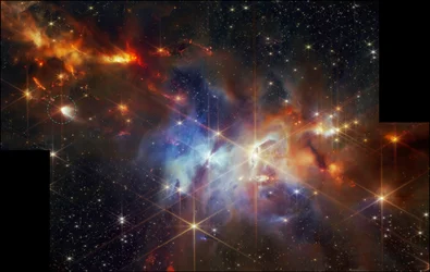 へび座星雲にある原始星EC 53（NIRCamによる画像）