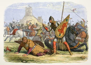父であるウィリアム1世に傷をつけるロバート（ノルマンディー、1079年 1864年