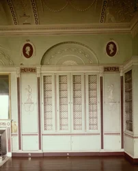 ヘフェニンガムホール、サフォーク：図書室、1778-80