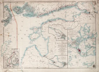 フィンランド湾とバルト海の海図