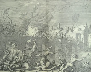 オランダのマーストリヒトがパルマ公によって略奪される